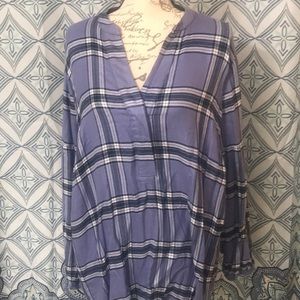 Lane Bryant plaid tunic